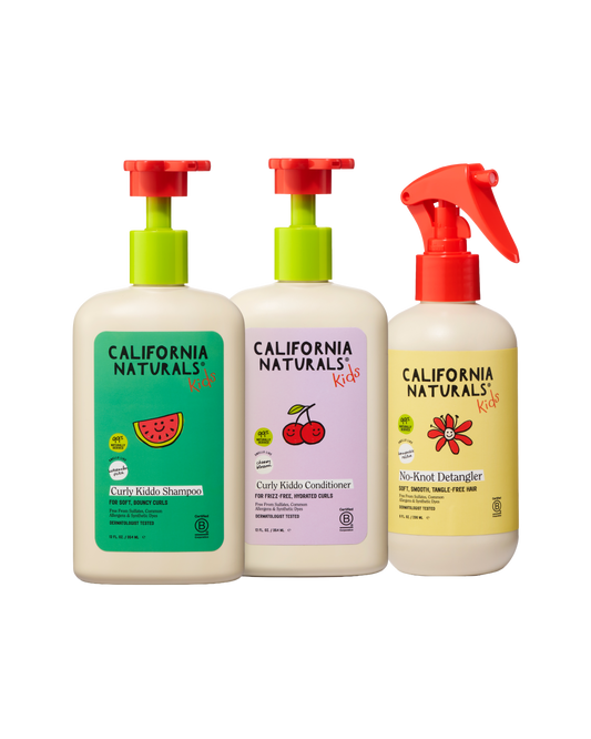 Curly Kids Natural Bathtime Hair Trio