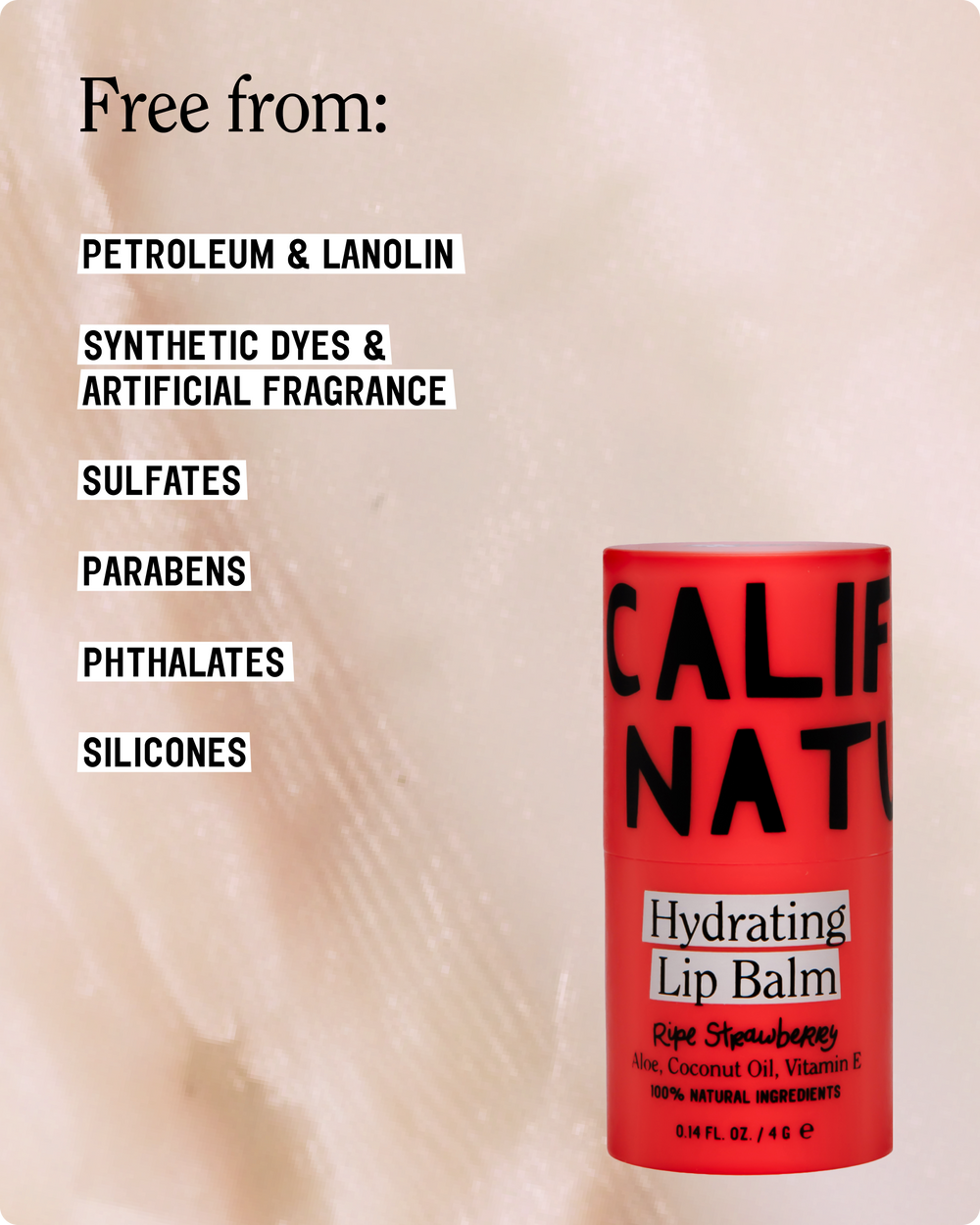 Hydrating Lip Balm, Ripe Strawberry