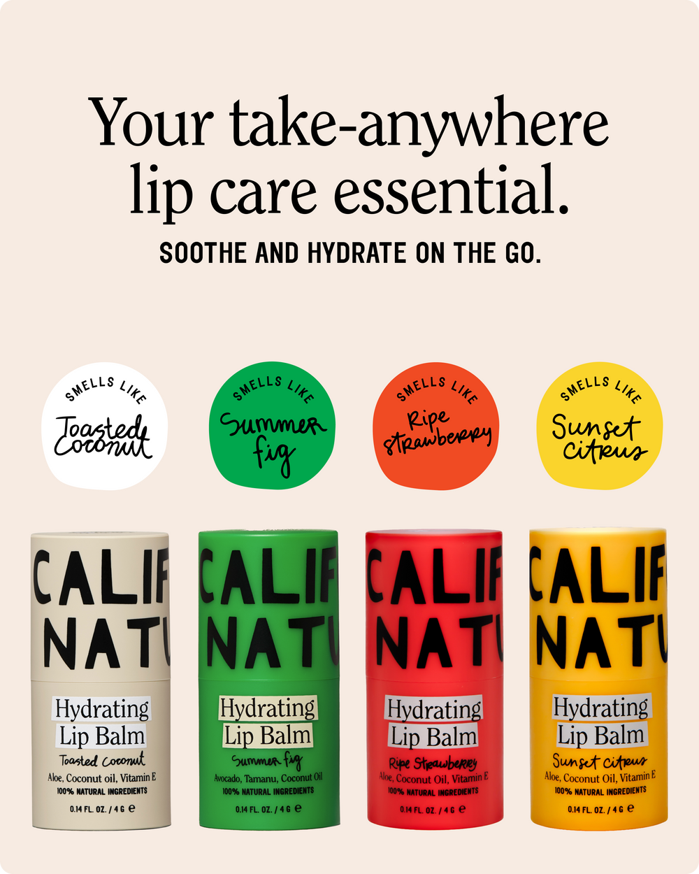Hydrating Lip Balm, Ripe Strawberry