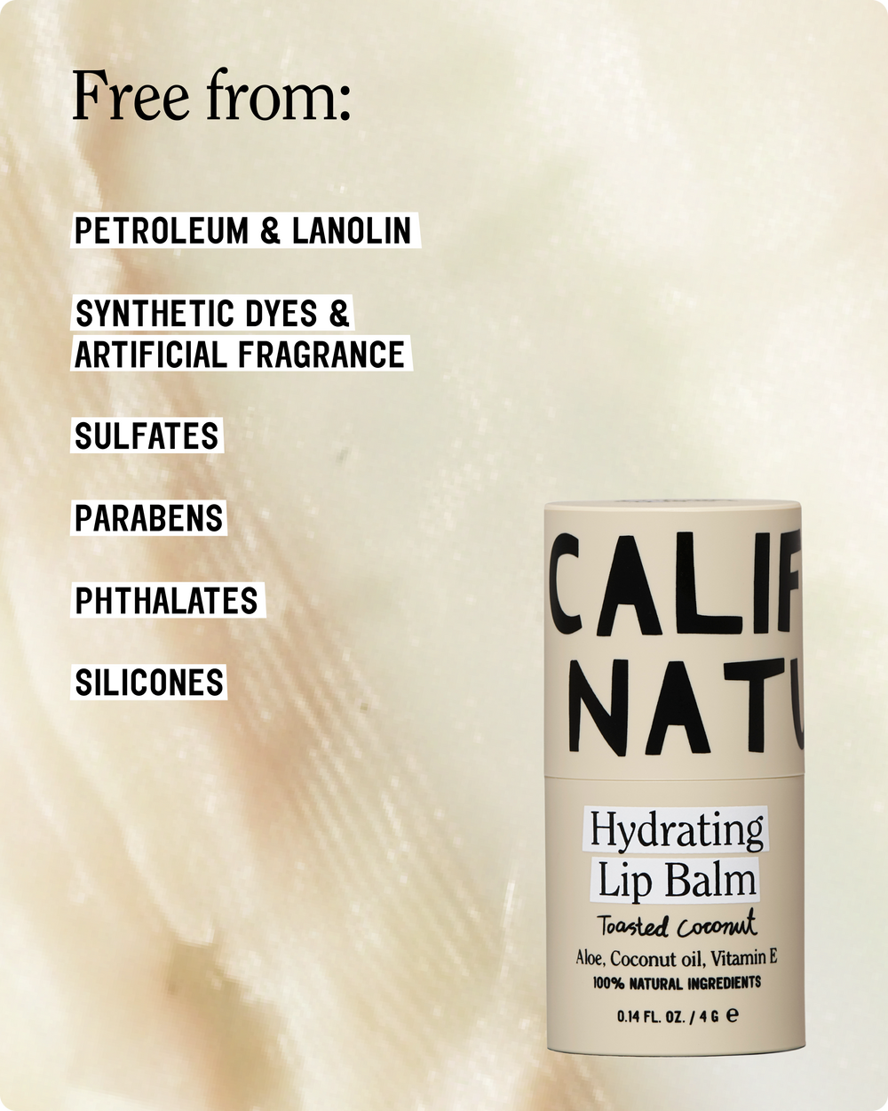 Hydrating Lip Balm, Toasted Coconut